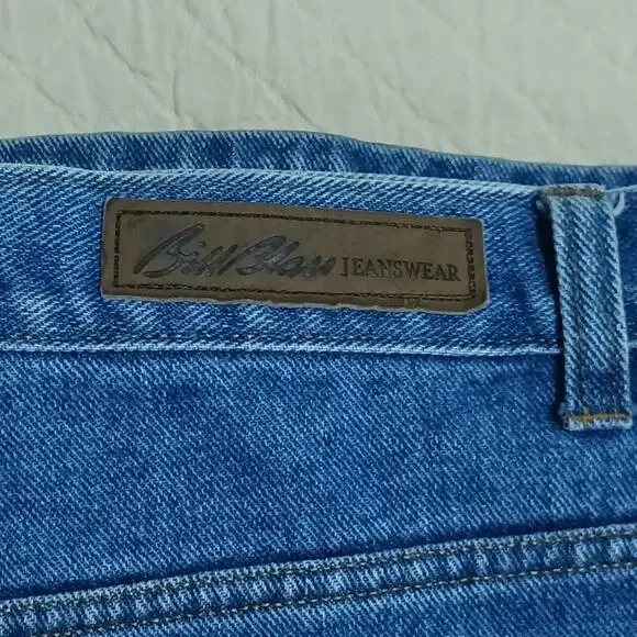 Bill Blass vintage mom jeans sz 14 straight leg medium wash 90s jeans Y2K - Picture 5 of 10